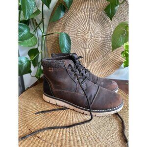 Eddie Bauer youth size 5M brown boots